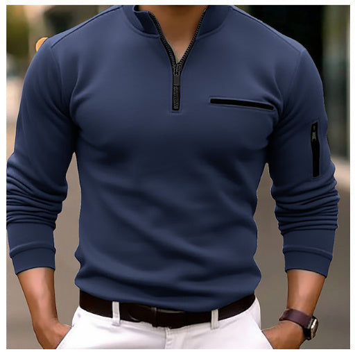 Herren Sweatshirt mit Reißverschluss – Sportlich Modern für Freizeit und Alltag