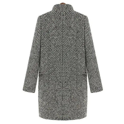Damen Wollmantel Modern Klassisch – Eleganter Wintermantel für Alltag und Business