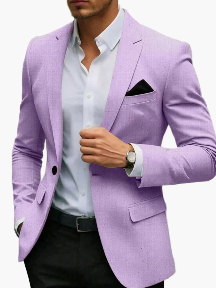 Herren Modernes Sakko für Business und festliche Anlässe – Slim Fit Blazer, Eleganter Freizeit-Look