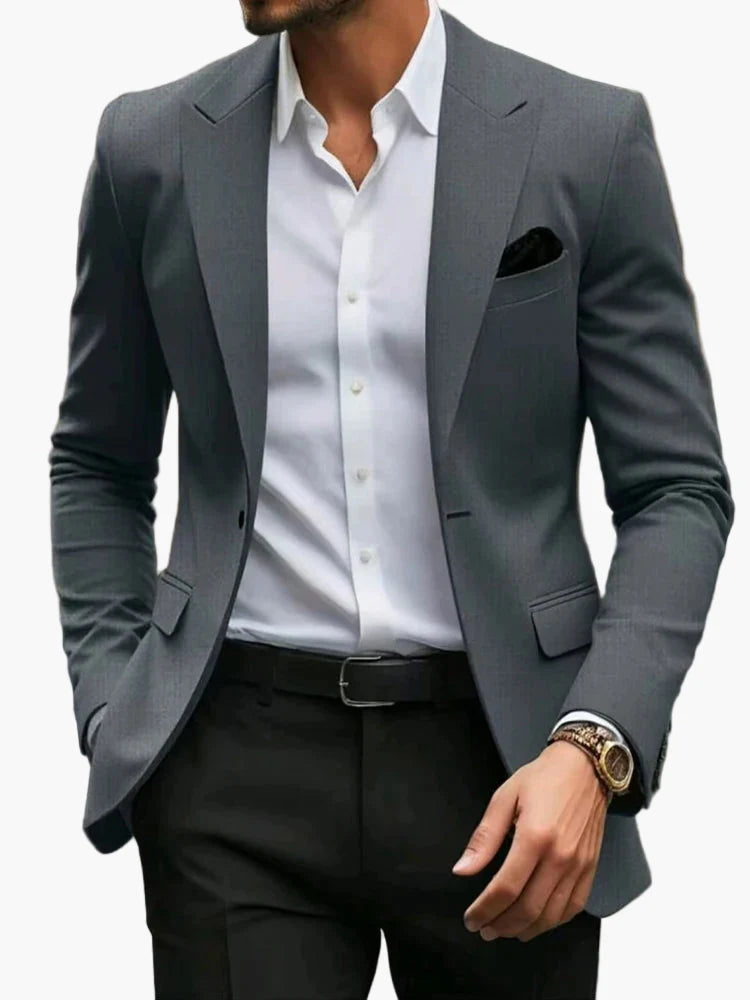 Herren Modernes Sakko für Business und festliche Anlässe – Slim Fit Blazer, Eleganter Freizeit-Look
