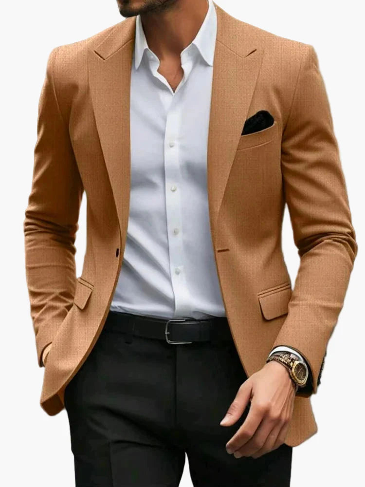 Herren Modernes Sakko für Business und festliche Anlässe – Slim Fit Blazer, Eleganter Freizeit-Look
