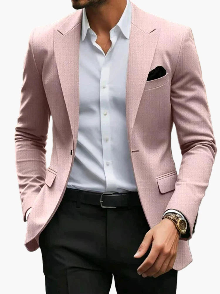 Herren Modernes Sakko für Business und festliche Anlässe – Slim Fit Blazer, Eleganter Freizeit-Look