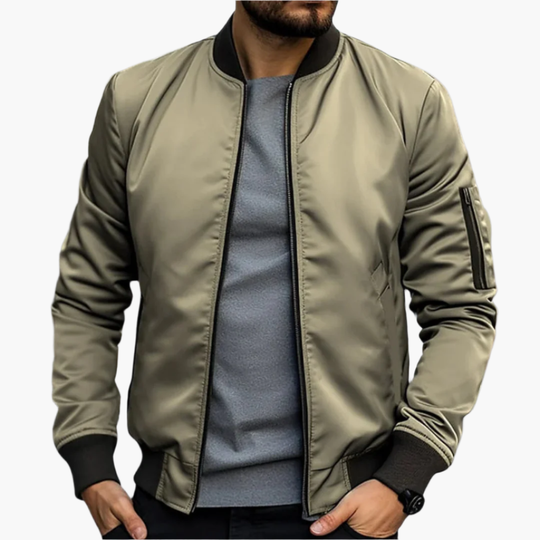Herren Übergangs-Bomberjacke – Moderner Urban Style & Vielseitigkeit für Alltag und Freizeit