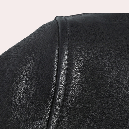 Herren Bikerjacke – Zeitlose Kunstlederjacke im klassischen Stil für Alltag und Freizeit