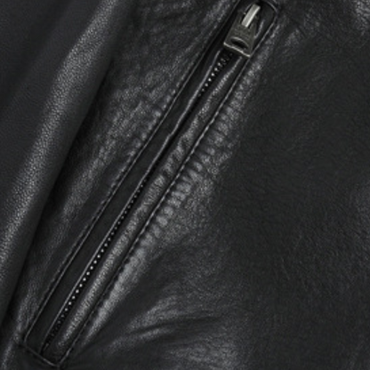 Herren Bikerjacke – Zeitlose Kunstlederjacke im klassischen Stil für Alltag und Freizeit