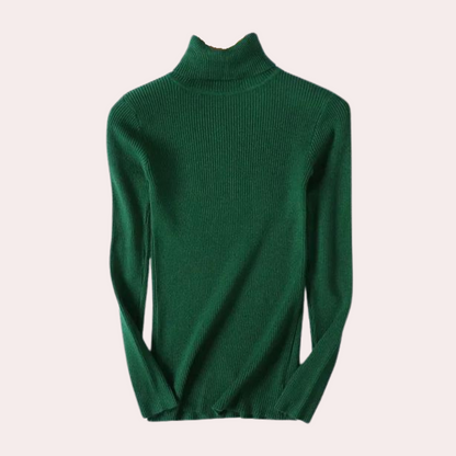 Damen Rollkragenpullover Strick Elegant – Vielseitiger Style für Alltag und Büro