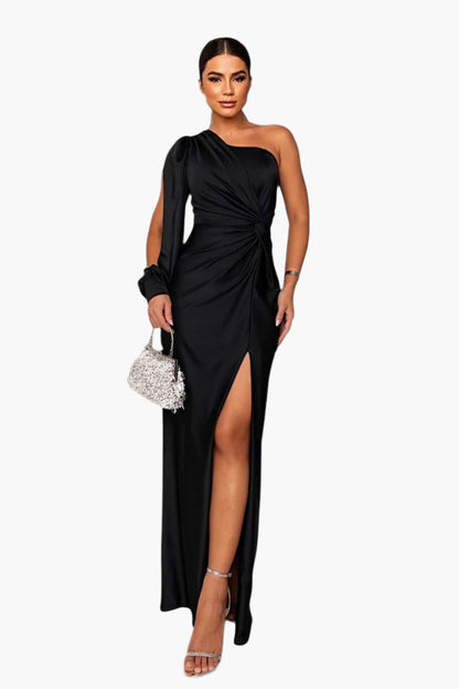 Damen One-Shoulder Abendkleid Elegant für besondere Anlässe & Feste