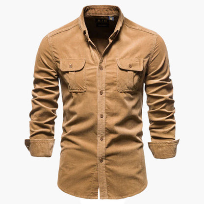 Herren Cordhemd Slim Fit – Zeitloses Freizeit- & Businesshemd im modernen Stil