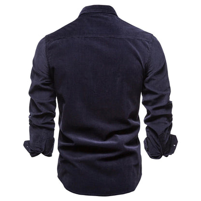 Herren Cordhemd Slim Fit – Zeitloses Freizeit- & Businesshemd im modernen Stil