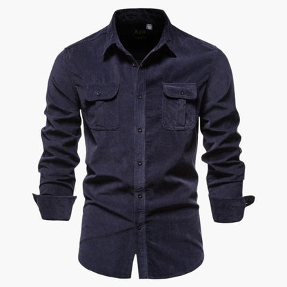 Herren Cordhemd Slim Fit – Zeitloses Freizeit- & Businesshemd im modernen Stil