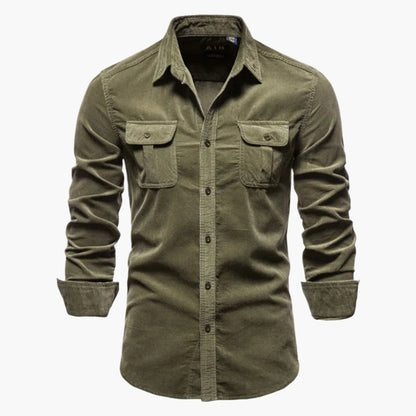 Herren Cordhemd Slim Fit – Zeitloses Freizeit- & Businesshemd im modernen Stil
