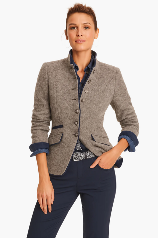 Damen Blazer Modern Elegant für Büro und Freizeit – Tailliert, Vielseitig, Stilvoll