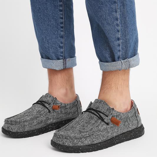 Herren Freizeit-Loafer Slipper – Bequeme Slip-On Schuhe für Alltag & Freizeit