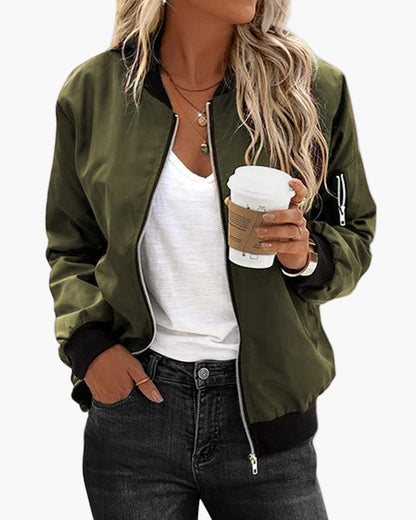 Damen Bomberjacke im klassischen Stil – Zeitloser Trend für Freizeit und Alltag