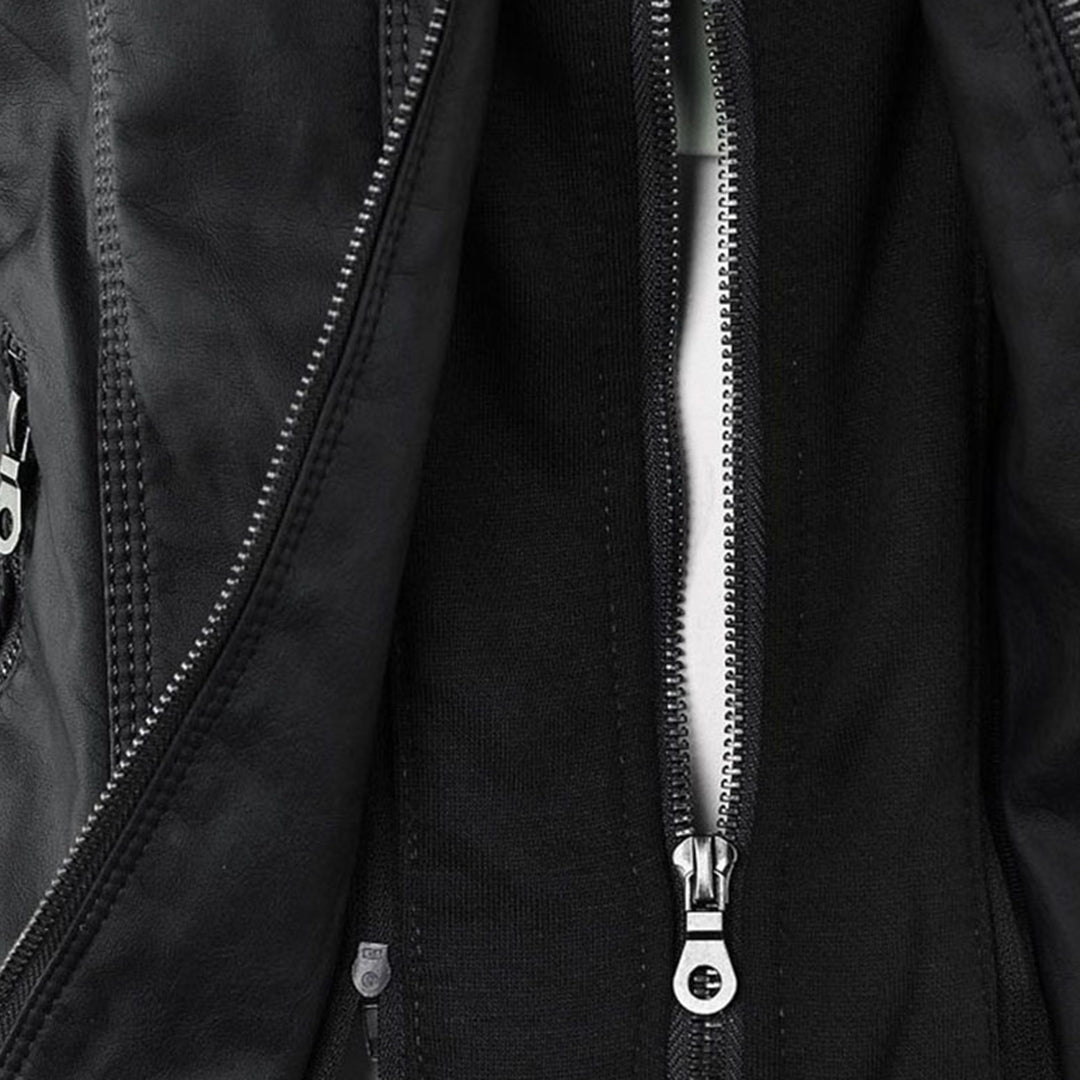 Damen Kunstlederjacke mit Kapuze – Modischer Allrounder für Alltag und Freizeit