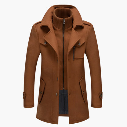 Herren Wintermantel Elegant Zweiteilig – Stilvoller Business & Freizeit Mantel