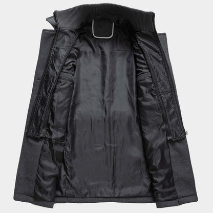 Herren Wintermantel Elegant Zweiteilig – Stilvoller Business & Freizeit Mantel