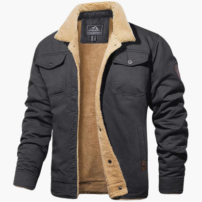 Herren Bomberjacke Vintage Winter Warm Gefüttert – Stilvolle Freizeitjacke für Alltag und Outdoor