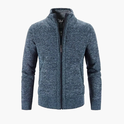 Herren Strickjacke mit Reißverschluss – Modischer Freizeit- und Büro-Look