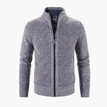 Herren Strickjacke mit Reißverschluss – Modischer Freizeit- und Büro-Look