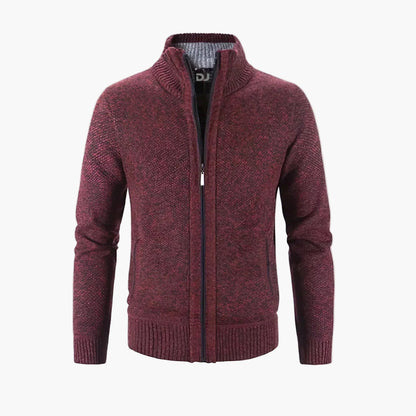 Herren Strickjacke mit Reißverschluss – Modischer Freizeit- und Büro-Look