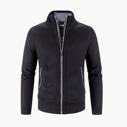 Herren Strickjacke mit Reißverschluss – Modischer Freizeit- und Büro-Look