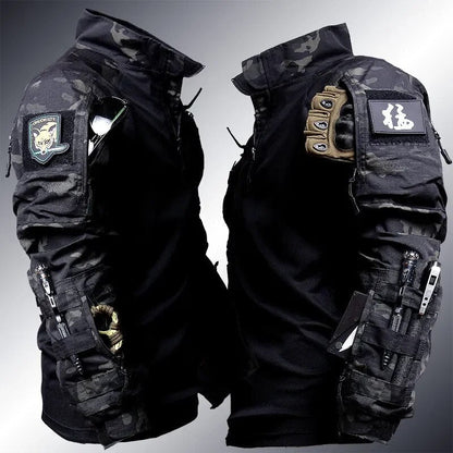 Herren Taktischer Einsatzanzug – Militärstil Combat Set für Outdoor, Survival & Airsoft