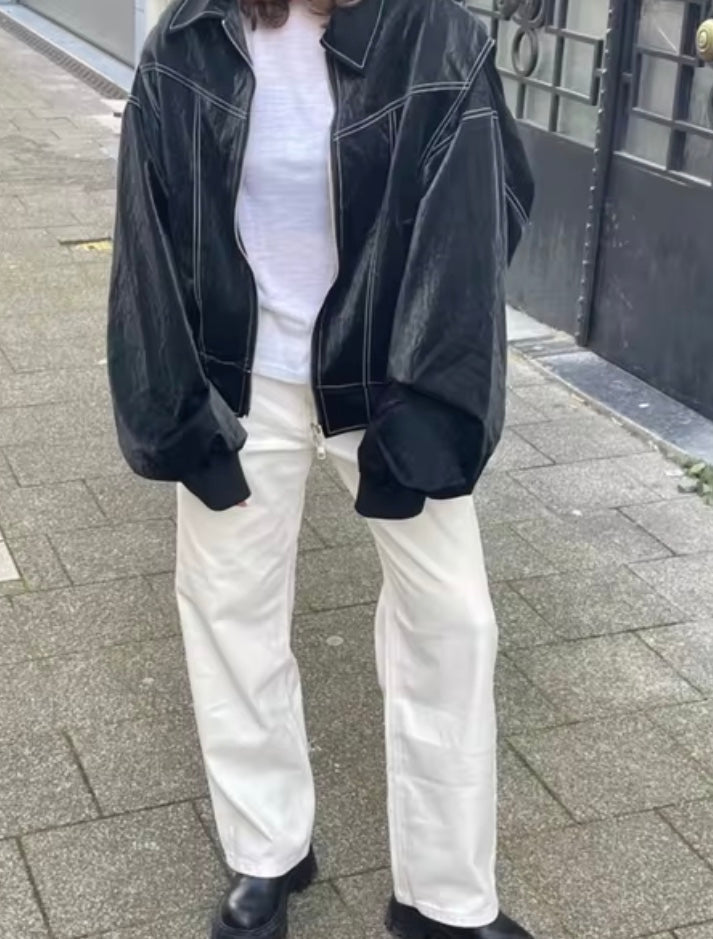 Damen Oversized Bomberjacke – Moderner Streetstyle für Freizeit & Alltag