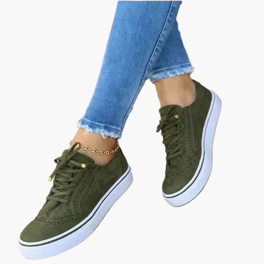 Damen Sneaker mit Schnürung – Orthopädischer Komfort und moderner Freizeitstil
