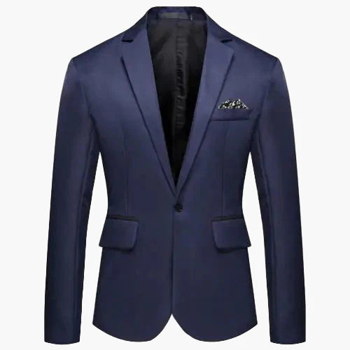 Herren Modernes Ein-Knopf-Sakko für Business und festliche Anlässe – Slim Fit Blazer