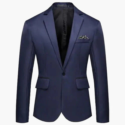 Herren Modernes Ein-Knopf-Sakko für Business und festliche Anlässe – Slim Fit Blazer