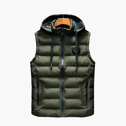 Herren Steppweste mit Kapuze – Funktionale Outdoor Weste für Alltag und Sport