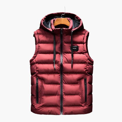 Herren Steppweste mit Kapuze – Funktionale Outdoor Weste für Alltag und Sport