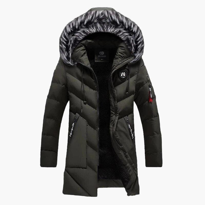 Herren Winterjacke mit Kapuze – Warme, Stilvolle Outdoorjacke für kalte Tage