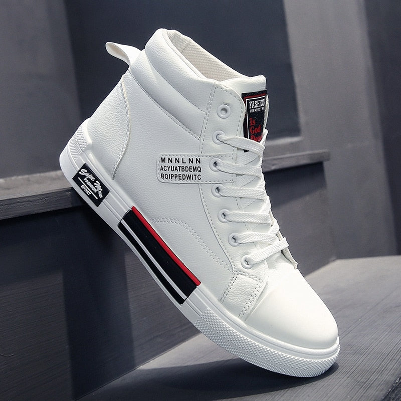 Herren Trendige High-Top Sneaker – Modischer Freizeitschuh für Herbst und Winter