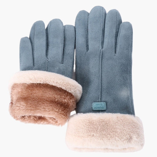 Damen Winterhandschuhe mit Fleecefutter – Touchscreen & Wasserfest – Stilvolle Thermohandschuhe für kalte Tage