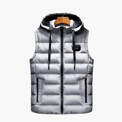 Herren Steppweste mit Kapuze – Funktionale Outdoor Weste für Alltag und Sport