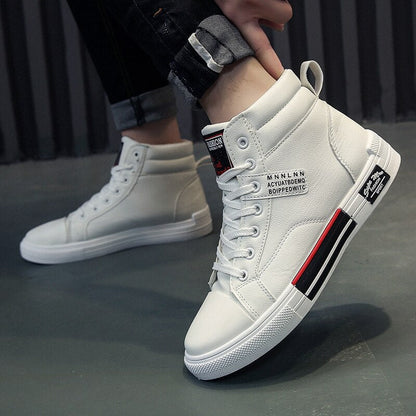 Herren Trendige High-Top Sneaker – Modischer Freizeitschuh für Herbst und Winter