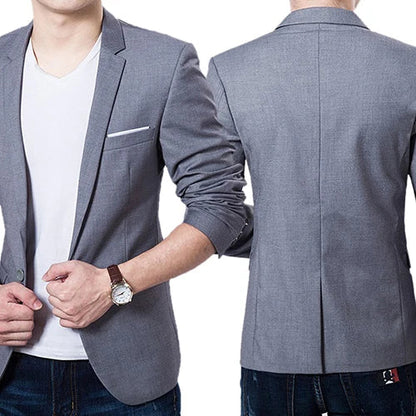 Herren Slim Fit Blazer – Eleganter Freizeit- und Business-Look