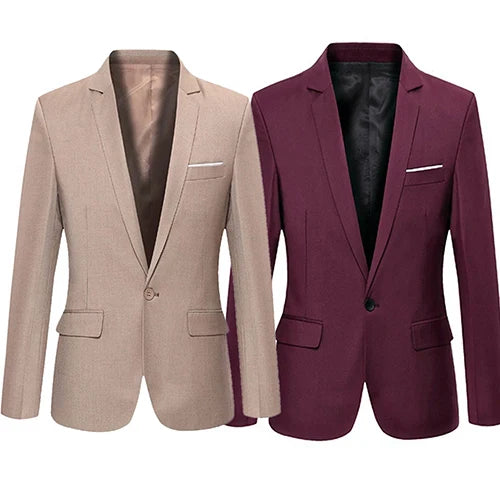 Herren Slim Fit Blazer – Eleganter Freizeit- und Business-Look