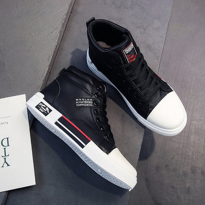 Herren Trendige High-Top Sneaker – Modischer Freizeitschuh für Herbst und Winter