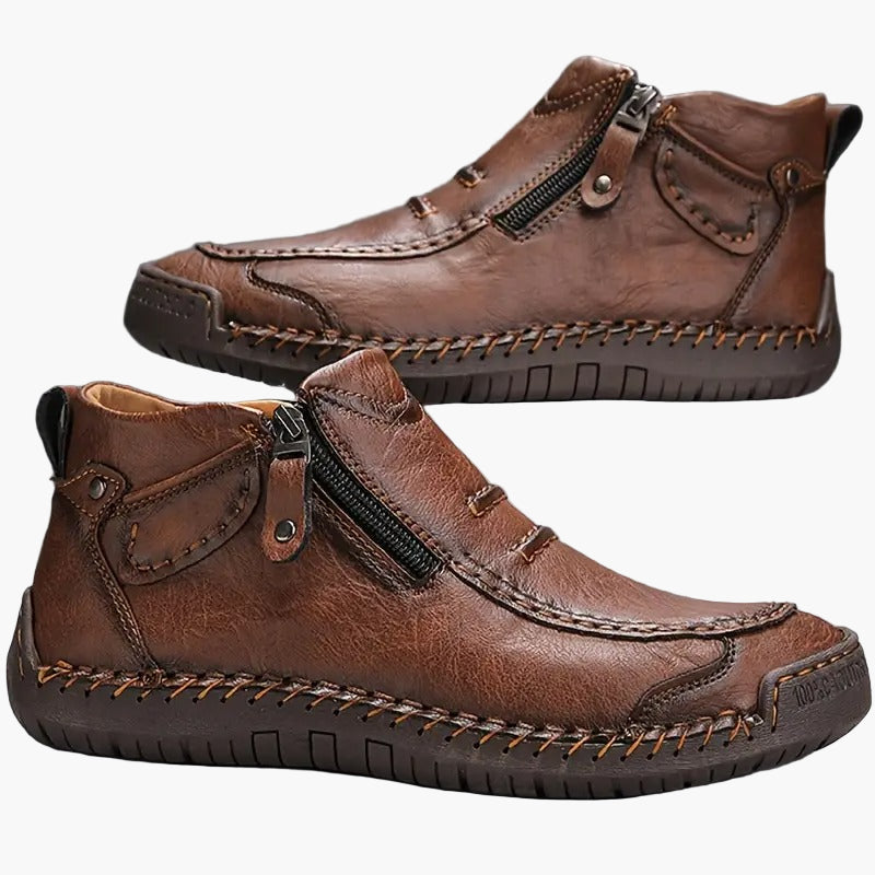 Herren Komfort-Sneaker im Casual-Stil mit ergonomischem Design und Reißverschluss – Ideal für Alltag und Freizeit