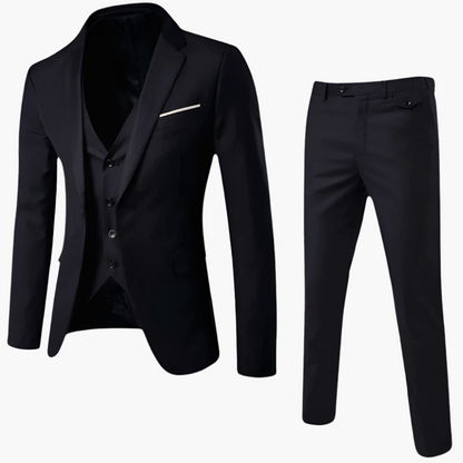 Herren Business 3-teilig Anzug – Eleganter Dreiteiler für Hochzeit & Büro
