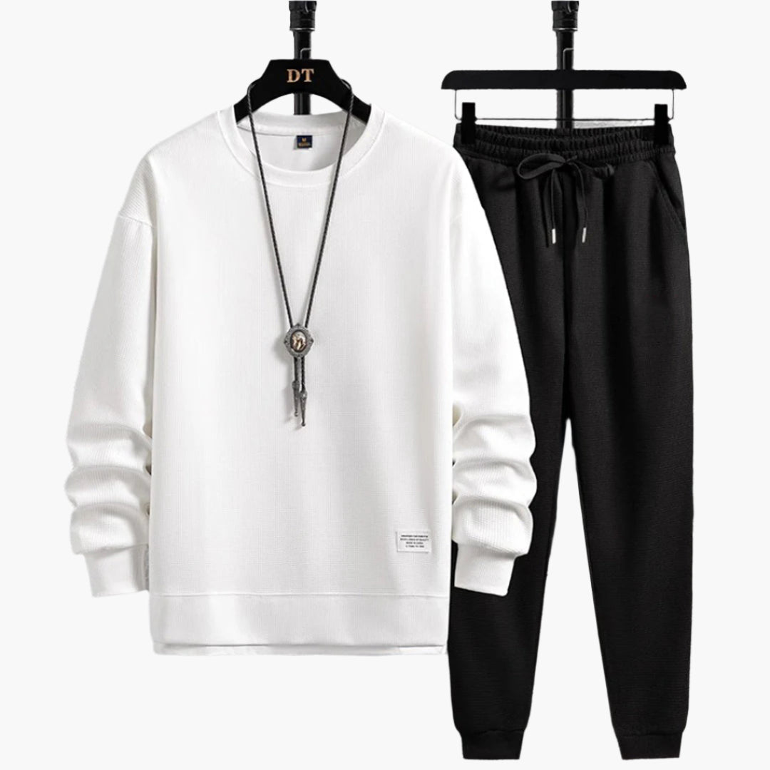 Herren Jogginganzug Set – Modernes Freizeit-Outfit mit Sweater und Jogginghose – Perfekt für Alltag und Entspannung