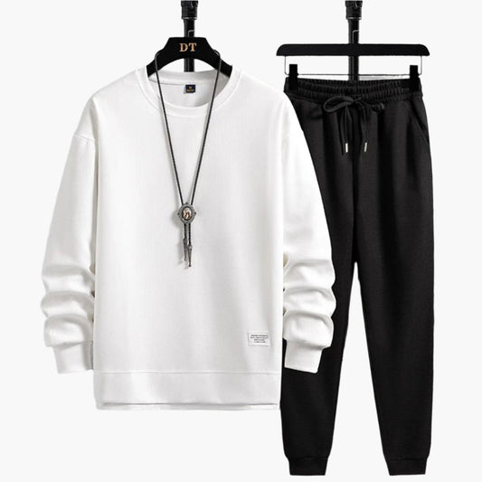 Herren Jogginganzug Set – Modernes Freizeit-Outfit mit Sweater und Jogginghose – Perfekt für Alltag und Entspannung
