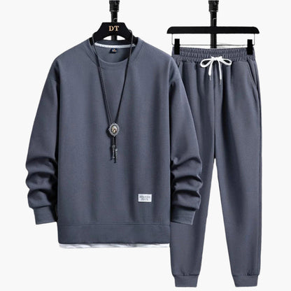 Herren Jogginganzug Set – Modernes Freizeit-Outfit mit Sweater und Jogginghose – Perfekt für Alltag und Entspannung