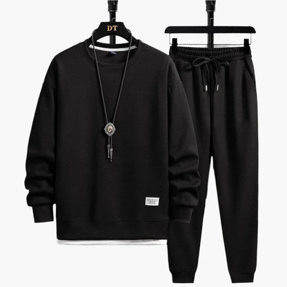 Herren Jogginganzug Set – Modernes Freizeit-Outfit mit Sweater und Jogginghose – Perfekt für Alltag und Entspannung