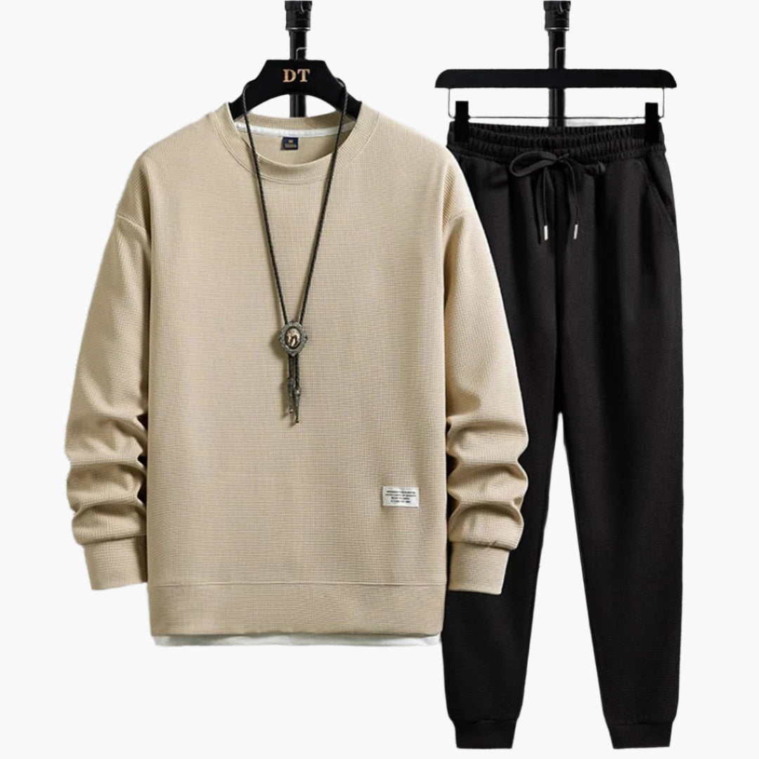 Herren Jogginganzug Set – Modernes Freizeit-Outfit mit Sweater und Jogginghose – Perfekt für Alltag und Entspannung
