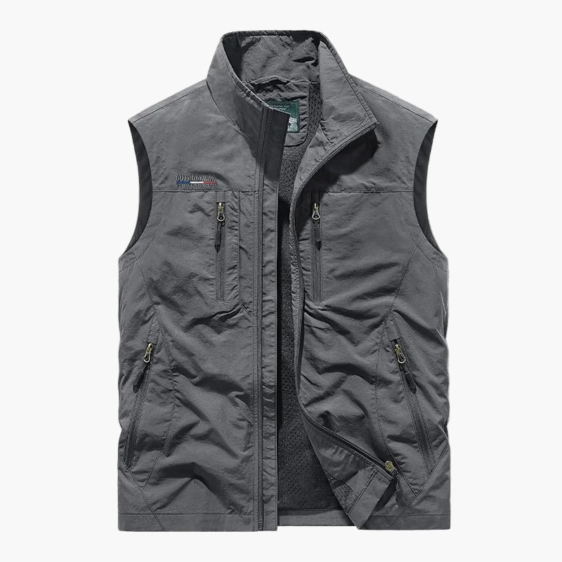 Herren Outdoor Frachtweste – Funktionelle ärmellose Freizeitweste für Abenteuer und Alltag
