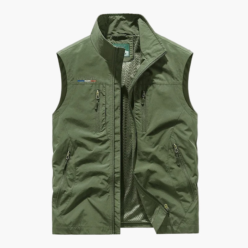 Herren Outdoor Frachtweste – Funktionelle ärmellose Freizeitweste für Abenteuer und Alltag